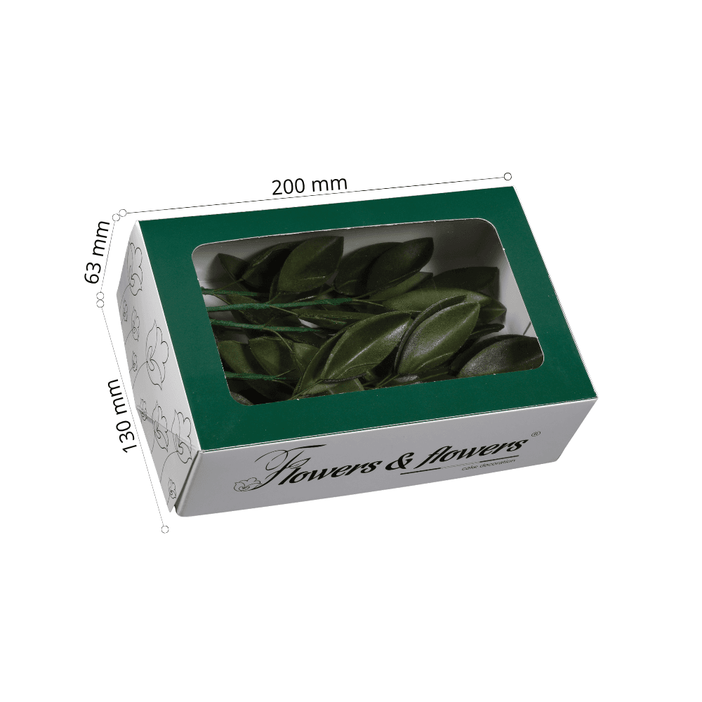 13002 - غصن 3 أوراق 12 سم STEM WITH LEAVES